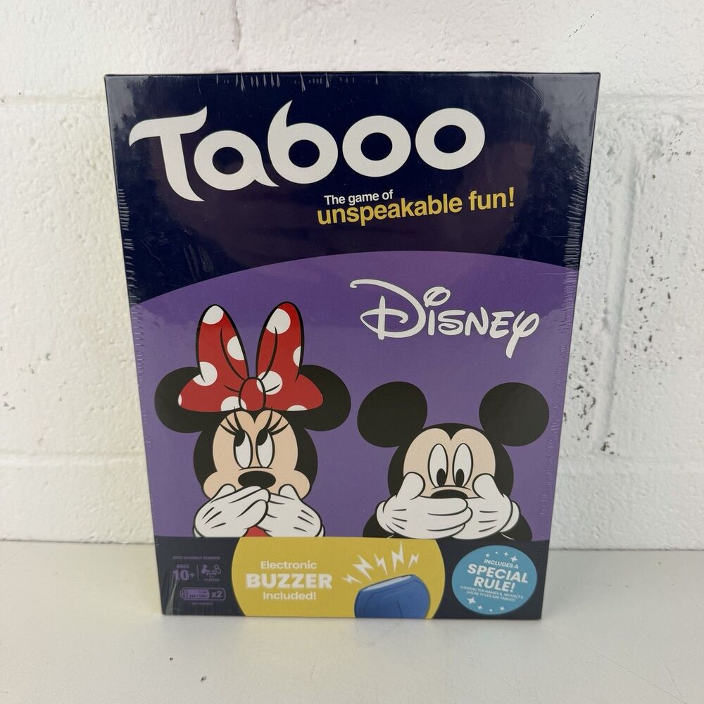 Taboo Disney Edition Party Board Game NEW Factory Sealed